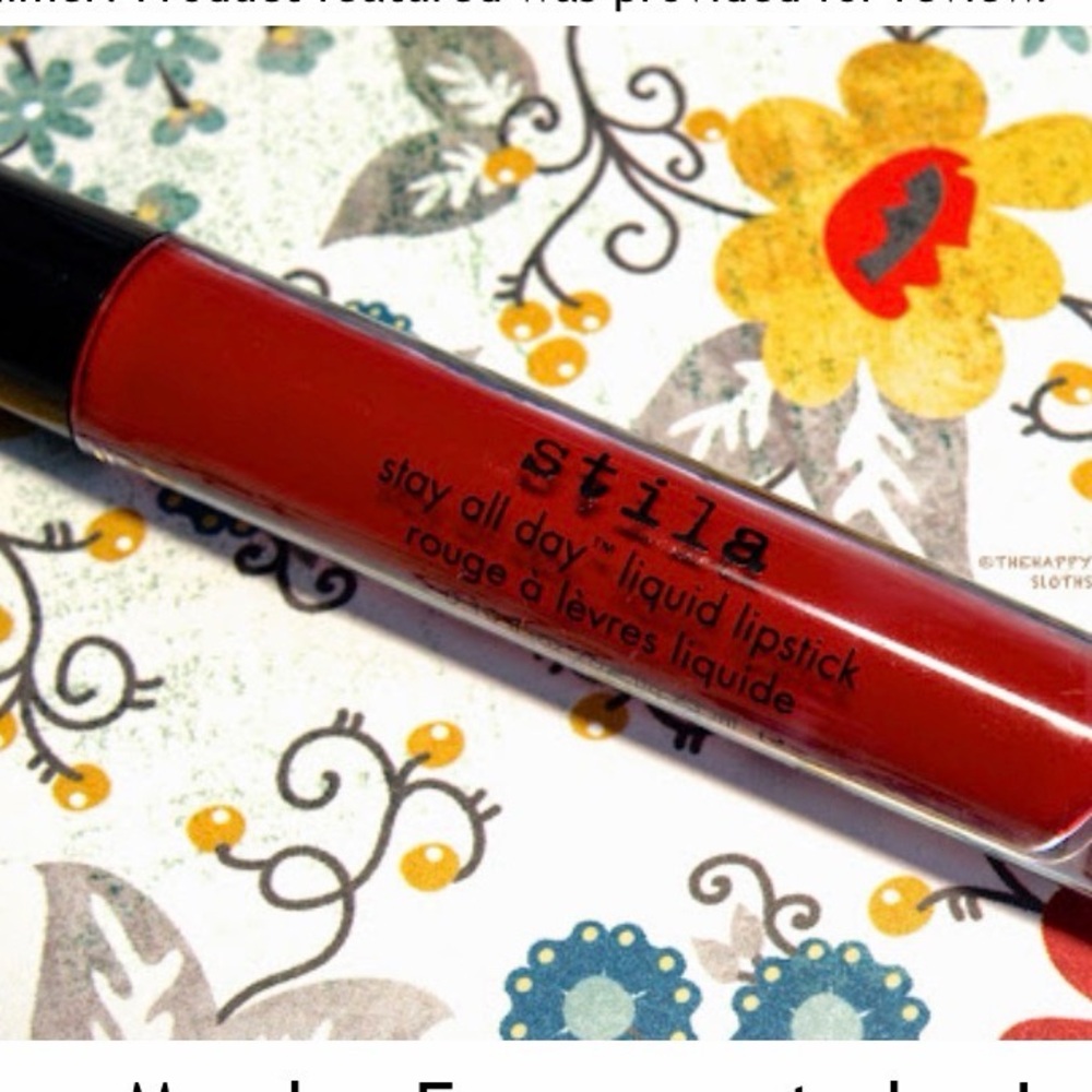 Stila FIERY Red Liquid Lipstick - Vibrant Red Finish - Picture 5 of 5